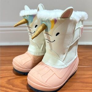 Unicorn snow boots